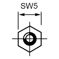 Zeichnung-Abstandsbolzen-Schluesselweite-5