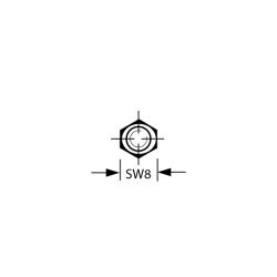 Zeichnung-Abstandsbolzen-Schluesselweite-8