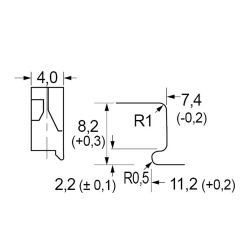 Zeichnung-Kantenschutz-Kabelhalter-Typ-EDS-0607M