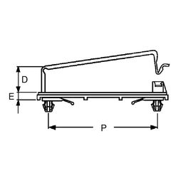Zeichnung-Flachbandkabelhalter-Typ-FCS