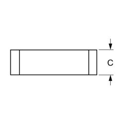 Zeichnung-Flachbandkabelferrit-Typ-FKG