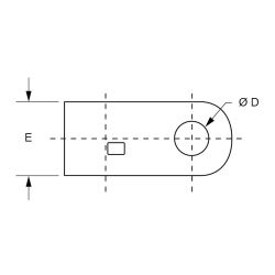 Zeichnung-Erdungsschelle-Typ-NK-NS