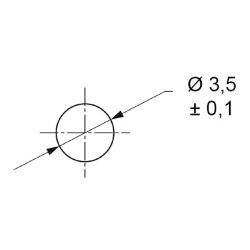 Zeichnung-Kabelhalter-mit-Rastfuss-Typ-RPMS-1V0B-Montageloch