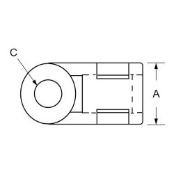 Zeichnung-Befestigungsoese-Typ-BOE