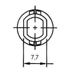 Zeichnung-LWL-Blindlochabdeckung-Typ-BPE-ST
