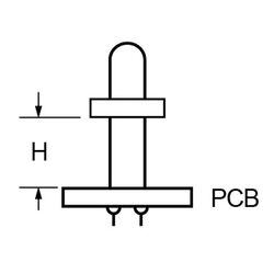 Zeichnung-waermeleitender-LED-Abstandhalter-Typ-LMC