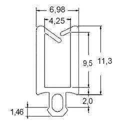 Zeichnung-Leitungshalter-mit Rastfuss-Typ-MWS-24
