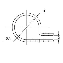 Zeichnung-Kabelschelle-Typen-NK-24N-bis-NK-32N