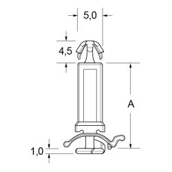 Zeichnung-Abstandhalter-Typ-RBS-18RV0B