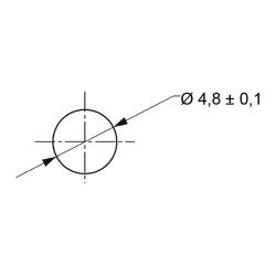 Zeichnung-Kabelhalter-mit-Rastfuss-Typ-RLWA-2V0-Montageloch