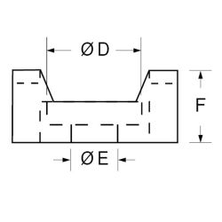 Zeichnung-Befestigungssockel-Typ-TM