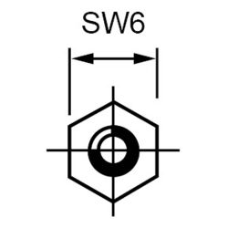 Zeichnung-Abstandsbolzen-Schluesselweite-6