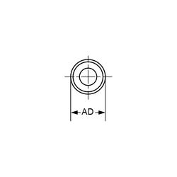 Zeichnung-Abstandshuelse-Aussendurchmesser