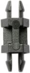 Abstandhalter-Typ-AH-2R4-beidseitige-Rastmontage-Polyamid-schwarz