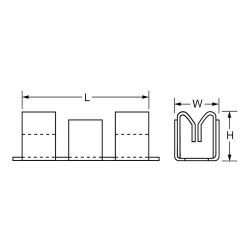 Zeichnung-Abschirmclip-Typ-ASGC0919