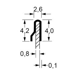 Zeichnung-Kontaktfeder-Typ-KS-S1