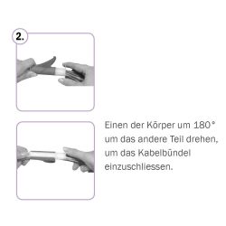Kabelschutzschlauch-Typ-KSS-Anwendung