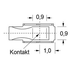 Zeichnung-Leiterplattenkontakt-Typ-LKS-1113