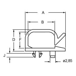 Zeichnung-Kabelhalter-mit-Rastfuss-Typ-TMIS-17