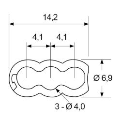Zeichnung-Kabelhalter-Typ-3WC-4