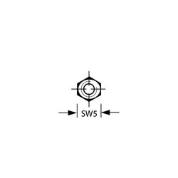 Zeichnung-Abstandsbolzen-Schluesselweite-5