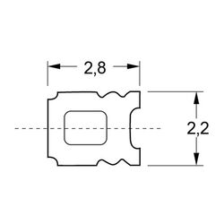 Zeichnung-Leiterplattenkontakt-Typ-LKS-3022