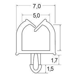 Zeichnung-Leitungshalter-mit Rastfuss-Typ-MWS-17