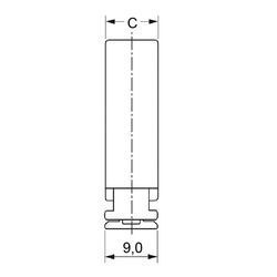 Zeichnung-Kabelhalter-mit-Rastfuss-Typ-RLCT
