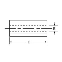 Zeichnung-Flachbandkabelferrit-Typ-RP