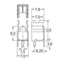 Zeichnung-Sicherungshalter-fuer-Handbestueckung-Typ-B00144