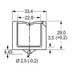 Zeichnung-Kantenschutz-Kabelhalter-Typ-EDS-2323U