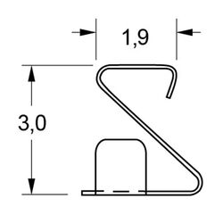 Zeichnung-Leiterplattenkontakt-Typ-LKS-3022