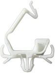 Kabelhalter-mit-Rastfuss-Typ-RLMS-Nylon-weiss