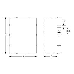 Zeichnung-Abschirmgehaeuse-Typ-SB-5F
