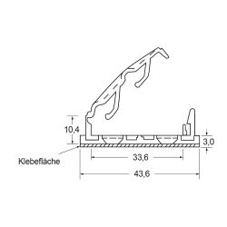 Zeichnung-Flachbandkabelhalter-Typ-FCL-33