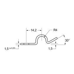 Zeichnung-Kabelhalter-Typ-KSH-312
