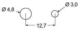 Zeichnung-Flachbandkabelhalter-Typ-MFS-1000-Montageloecher