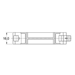 Zeichnung-Flachbandkabelhalter-Typ-RFCH-1564B
