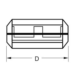 Zeichnung-Klappferrit-Typ-TF