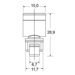 Zeichnung-Kabelhalter-mit-Rastfuss-Typ-1616-707