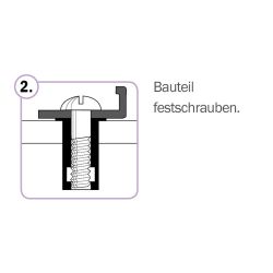 Zeichnung-Blindmutter-Typ-BM-Montageanleitung