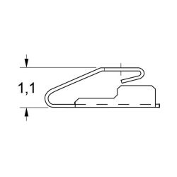 Zeichnung-Leiterplattenkontakt-Typ-LKS-1113