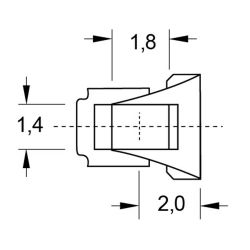 Zeichnung-Leiterplattenkontakt-Typ-LKS-4032