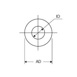 Zeichnung-Ferrit-Ringkern-Typ-TR