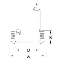 Zeichnung-Kantenkabelhalter-Typ-EQJA