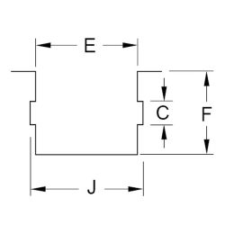 Zeichnung-Kantenkabelhalter-Typ-EQJA-Kanten-Installation