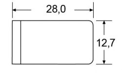 Zeichnung-Flachbandkabelhalter-Typ-MFS-1000
