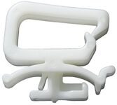 Kabelhalter-mit-Rastfuss-Typ-RSC-Nylon-weiss
