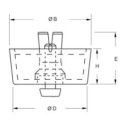 Zeichnung-Gehaeusefuss-Typ-TFF