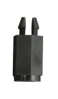 Abstandsbolzen-Typ-ABI-S-M3-1,6-SW6-Rastmontage-Schraubmontage-Polyamid-schwarz